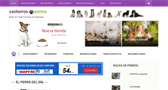 Desktop Screenshot of cachorrosdeperros.es